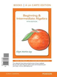 Beginning & Intermediate Algebra di Elayn Martin-Gay edito da Addison Wesley Longman