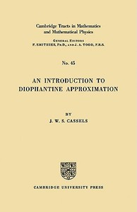 Diophant Approx di J. W. S. Cassels edito da Cambridge University Press