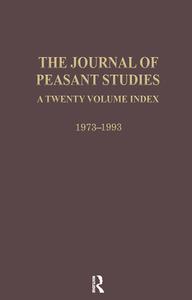 The Journal of Peasant Studies di Henry Bernstein edito da Routledge