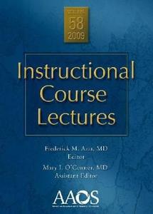 Instructional Course Lectures di Frederick Azar edito da American Academy Of Orthopaedic Surgeons