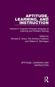 Aptitude, Learning, And Instruction edito da Taylor & Francis Ltd