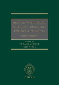 McMeel and Virgo On Financial Advice and Financial Products di Gerard McMeel edito da OUP Oxford