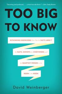 Too Big to Know di David Weinberger edito da INGRAM PUBLISHER SERVICES US