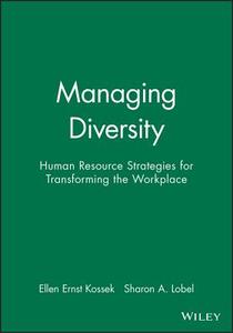 Managing Diversity di Kossek edito da Blackwell Publishers
