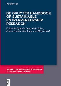 De Gruyter Handbook Of Sustainable Entrepreneurship Research edito da De Gruyter