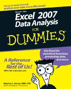 Excel 2007 Data Analysis For Dummies di Stephen L. Nelson edito da John Wiley & Sons