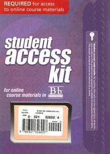 Student Access Kit: Human Biology: For Online Course Materials in Blackboard.com di Johnson edito da Addison Wesley Publishing Company