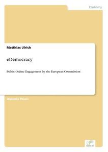 eDemocracy di Matthias Ulrich edito da Diplom.de