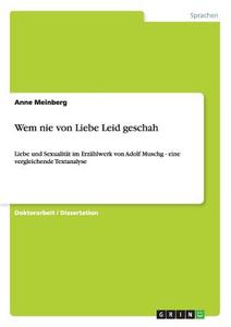 "Von der Liebe will ich erzählen" di Anne Meinberg edito da GRIN Publishing