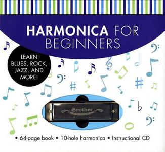 Harmonica for Beginners: Learn Blues, Rock, Jazz, and More! [With CD (Audio) and Harmonica] edito da Sterling Innovation
