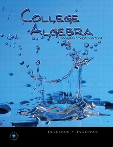 College Algebra: Concepts Through Functions Value Package (Includes Mymathlab for Webct Student Access Kit) di Michael Sullivan edito da Addison Wesley Longman