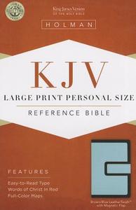 Large Print Personal Size Reference Bible-KJV-Magnetic Flap edito da Holman Bibles