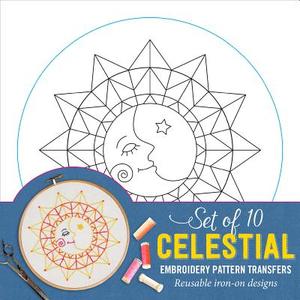 Celestial Embroidery Pattern Transfers edito da Peter Pauper Press