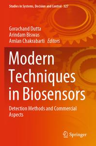 Modern Techniques in Biosensors edito da Springer Singapore