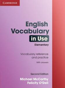 English Vocabulary In Use Elementary With Answers di Michael McCarthy, Felicity O'Dell edito da Cambridge University Press