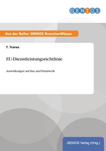 EU-Dienstleistungsrichtlinie di T. Trares edito da GBI-Genios Verlag