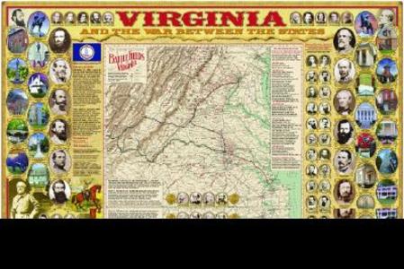 Virginia And The War Between The States Poster di Daryl Hutchinson edito da Pelican Publishing Co