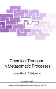 Chemical Transport in Metasomatic Processes edito da Springer