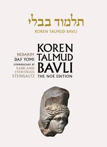 Koren Talmud Bavli No, Vol.18: Nedarim: Hebrew/English, Daf Yomi Size B&w Edition di Adin Steinsaltz edito da KOREN PUBL