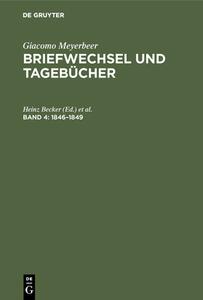 1846-1849 edito da De Gruyter