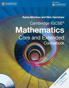 Cambridge Igcse Mathematics Core And Extended Coursebook With Cd-rom di Karen Morrison, Nick Hamshaw edito da Cambridge University Press