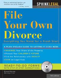 File Your Own Divorce [With CDROM] di Edward A. Haman edito da Sphinx Publishing