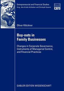 Buy-Outs in Family Businesses di Oliver Klöckner edito da Gabler, Betriebswirt.-Vlg