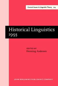 Historical Linguistics edito da John Benjamins Publishing Co