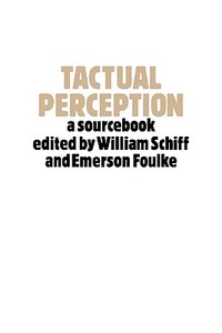 Tactual Perception edito da Cambridge University Press