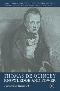 Thomas de Quincey di F. Burwick edito da Palgrave Macmillan