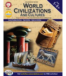 World Civilizations and Cultures, Grades 5 - 8 di Don Blattner edito da MARK TWAIN MEDIA