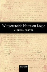 Wittgenstein's Notes on Logic di Michael Potter edito da OUP Oxford