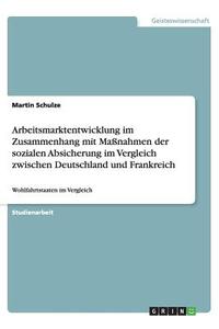 Arbeitsmarktentwicklung im Zusammenhang mit Maßnahmen der sozialen Absicherung im Vergleich zwischen Deutschland und Fra di Martin Schulze edito da GRIN Publishing