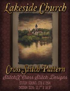Lakeside Church Cross Stitch Pattern di Tracy Warrington edito da Createspace