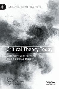 Critical Theory Today edito da Springer International Publishing AG