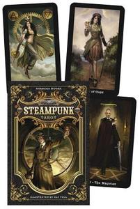 The Steampunk Tarot di Barbara Moore, Aly Fell edito da Llewellyn Publications,u.s.