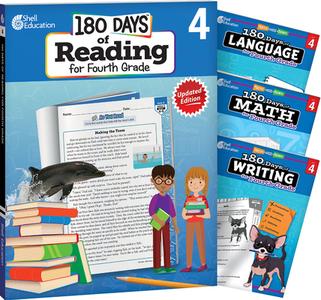 180 Days of Practice Grade 4 Bundle (Grade 4) di Teacher Created Materials edito da SHELL EDUC PUB
