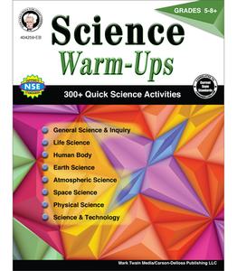 Science Warm-Ups, Grades 5-8 di Linda Armstrong, Schyrlet Cameron, Carolyn Craig edito da MARK TWAIN MEDIA