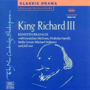 King Richard Iii Audio Cd Set (3 Cds) di William Shakespeare, Naxos AudioBooks edito da Cambridge University Press