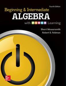 Loose Leaf Beginning & Intermediate Algebra with P.O.W.E.R. Learning and Aleks 360 18 Week Access Card di Sherri Messersmith edito da McGraw-Hill Education