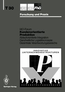 Kundenorientierte Produktion edito da Springer Berlin Heidelberg