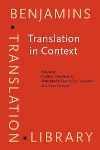 Translation In Context edito da John Benjamins Publishing Co