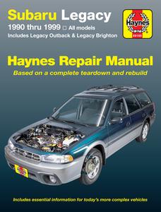 Subaru Legacy 1990-1999) Legacy models inc. Outback & Brighton Haynes Repair Manual (USA) di Mike Stubblefield, Robert Maddox, John H Haynes edito da Haynes