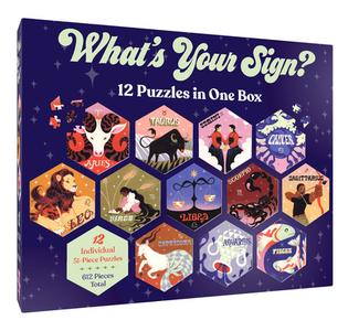 12 Puzzles In One Box: What's Your Sign? di Chronicle Books edito da Chronicle Books