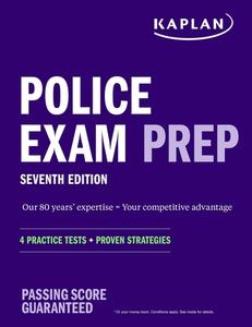 Police Exam Prep 7th Edition: 4 Practice Tests ] Proven Strategies di Kaplan Test Prep edito da KAPLAN PUB
