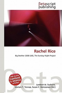 Rachel Rice edito da Betascript Publishing