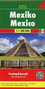 Mexiko Road Map 1:1 500 000 edito da Freytag-Berndt
