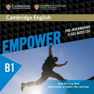 Cambridge English Empower Pre-intermediate Class Audio Cds (3) di Adrian Doff, Craig Thaine, Herbert Puchta, Jeff Stranks, Peter Lewis-Jones edito da Cambridge University Press