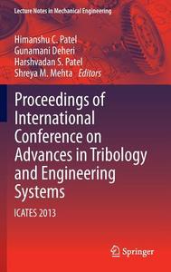 Proceedings of International Conference on Advances in Tribology and Engineering Systems edito da Springer India