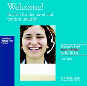 Welcome Audio Cassette Set (2 Cassettes): English for the Travel and Tourism Industry di Leo Jones, Jones Leo edito da Cambridge University Press